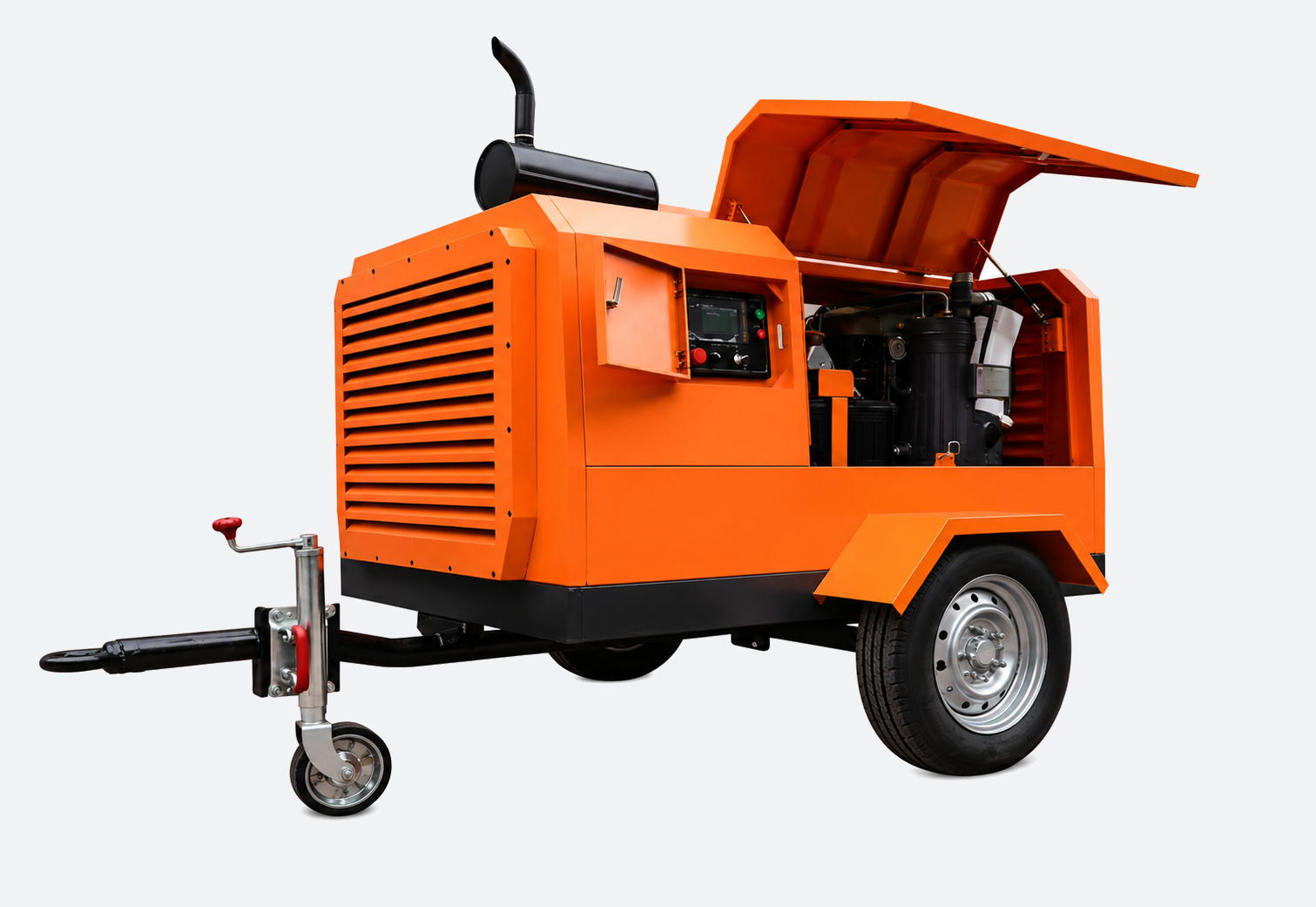 Portable Diesel Screw Air Compressor