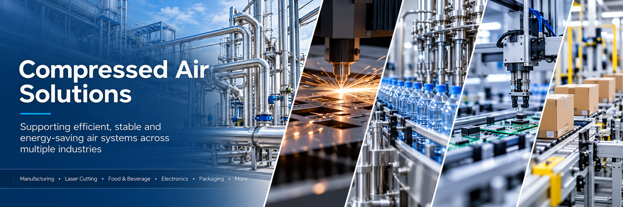 Customized Compressed Air Solutions for Various Industries